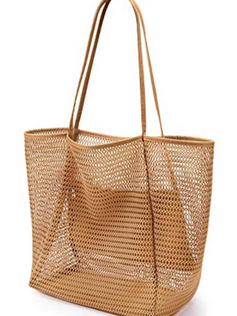 Beach Nylon Mesh Tote Bag Casual Tote Bag Hobo Women Foldable MAX 23L